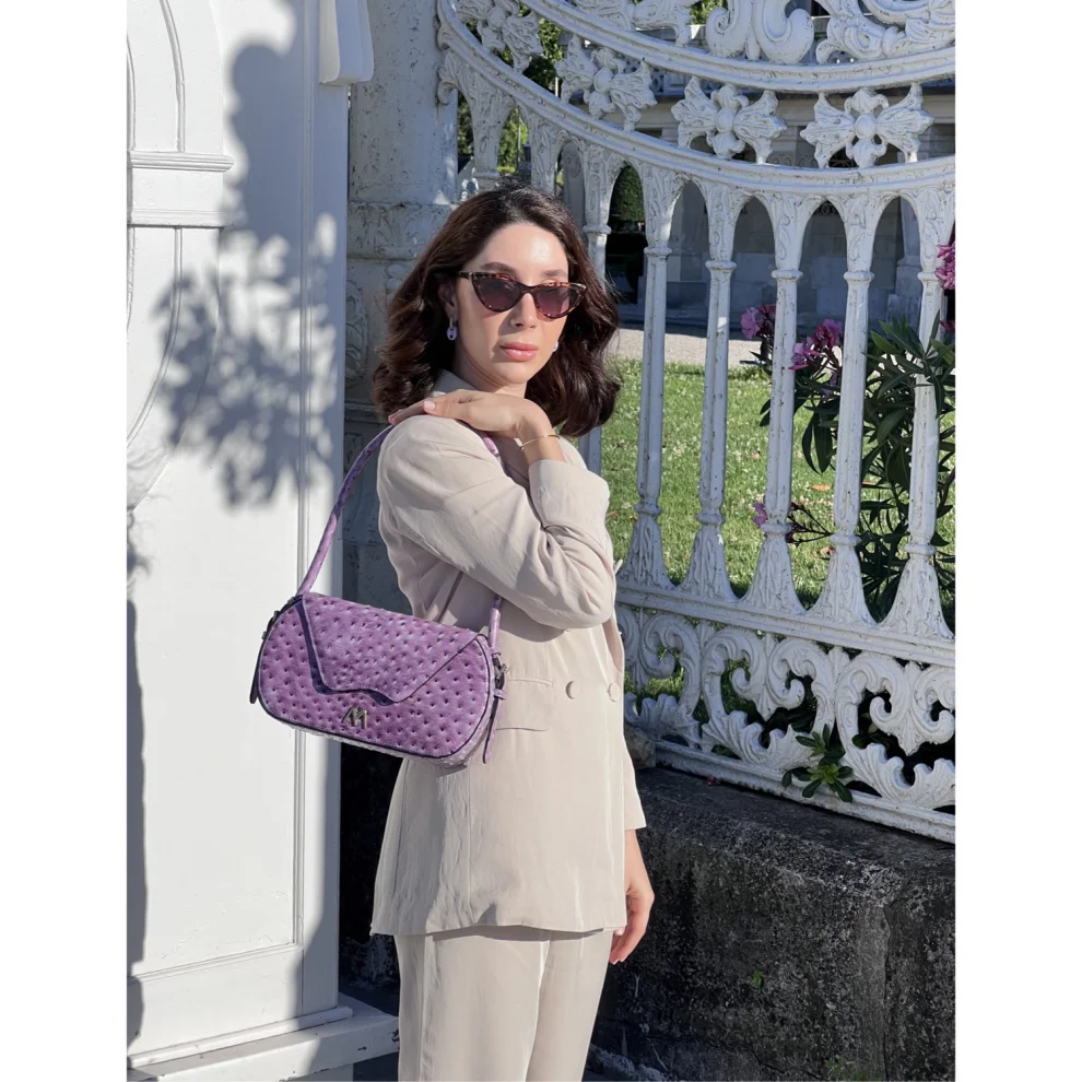 Mev's Atelier - Nancy Leather Bag Lilac-Purple