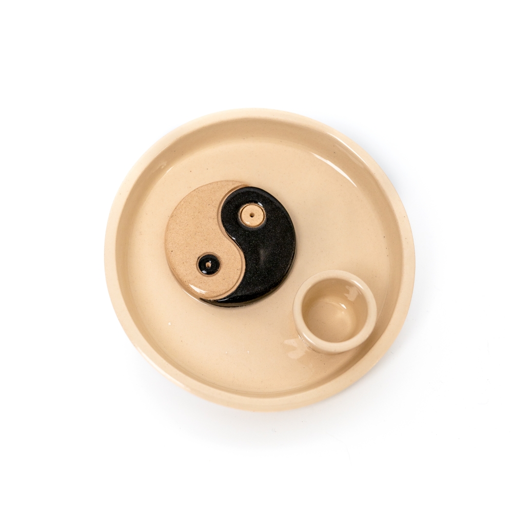 Yinyang Ceramic İncense Holder