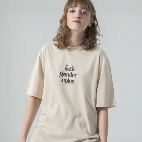Queerlish - Fuck Gender Roles Oversize T-shirt