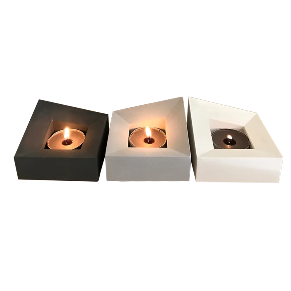 Studio Ays - 3'lü Tealight Mumluk Set