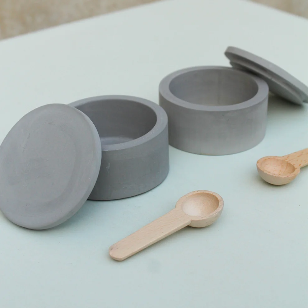 Studio Ays - Concrete Spice Containers