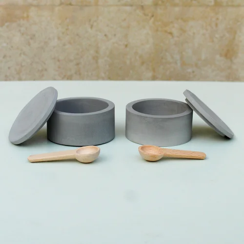 Studio Ays - Concrete Spice Containers