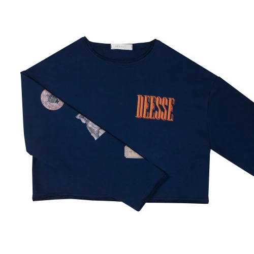 Deesse - Reclaimed Cropped Sweatshirt