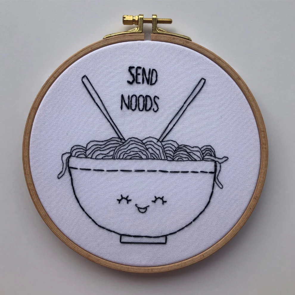 DEAR HOME - Send Noods Nakış Kasnak Pano