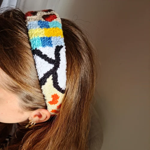 Studio of Friends - Multicolor Handmade Punch Headbands