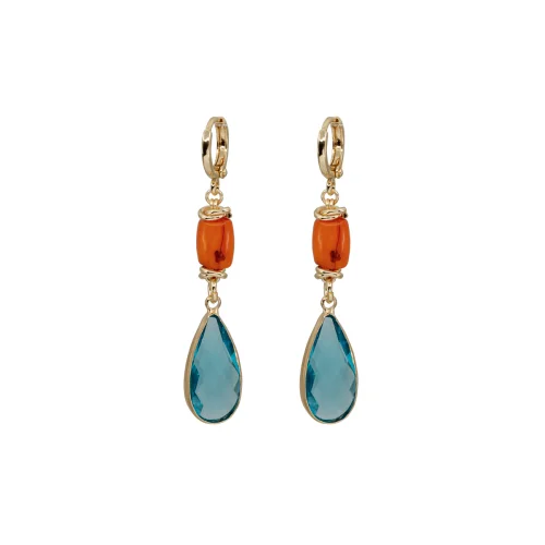 Atelier Petites Pierres - Aqua - Drop Earrings