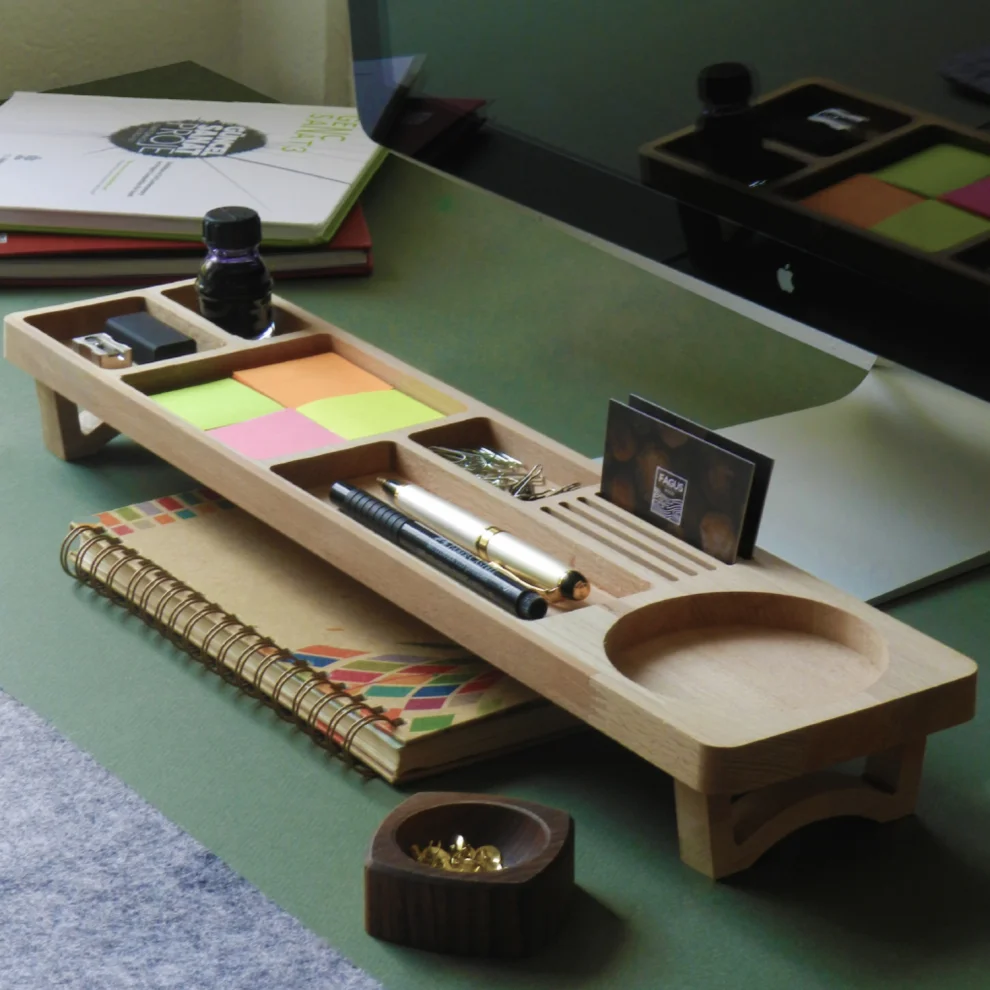 Fagus Wood - Wood Desk Organizer - Grove