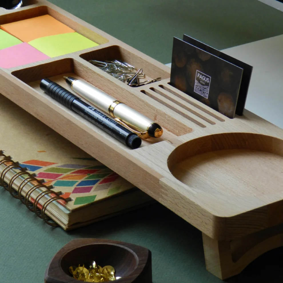 Fagus Wood - Wood Desk Organizer - Grove