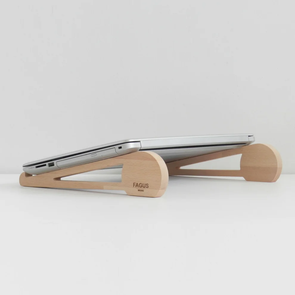 Fagus Wood - Laptop Yükseltici Ve Taşınabilir Notebook Standı - Girift