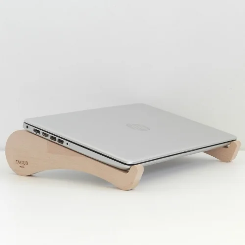 Fagus Wood - Wooden Laptop Macbook Stand - Cosmo