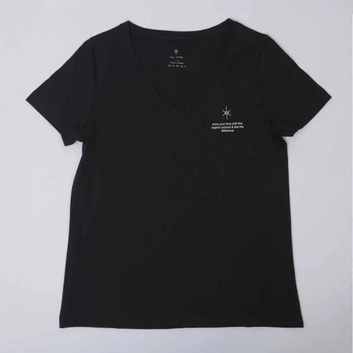 Aslı Yarış - Aka V-neck T-shirt