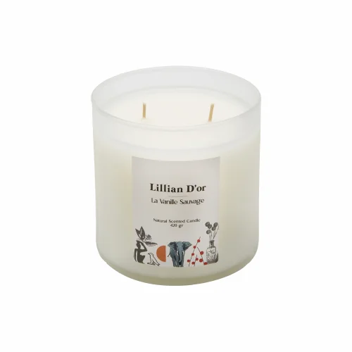 Lillian D'or Co. - La Vanille Sauvage Soy Candle 420 Gr.