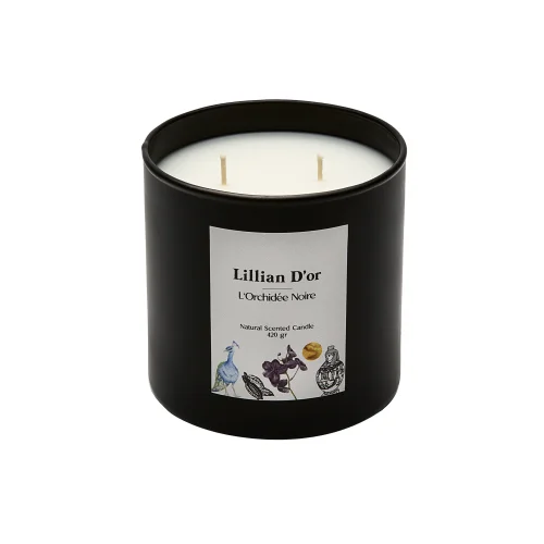 Lillian D'or Co. - L'orchidee Noir Soy Candle 420 Gr.