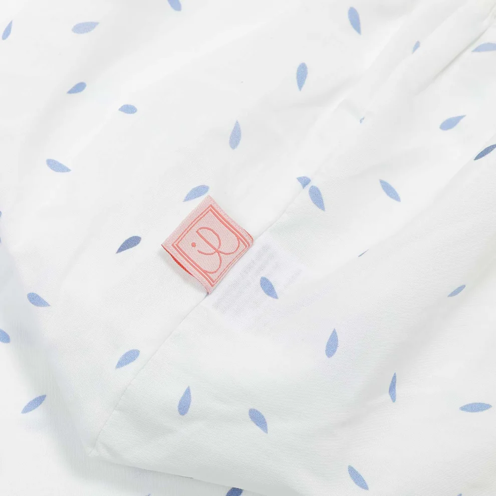 Jera Mini - Baby Fitted Sheet Rain Drops