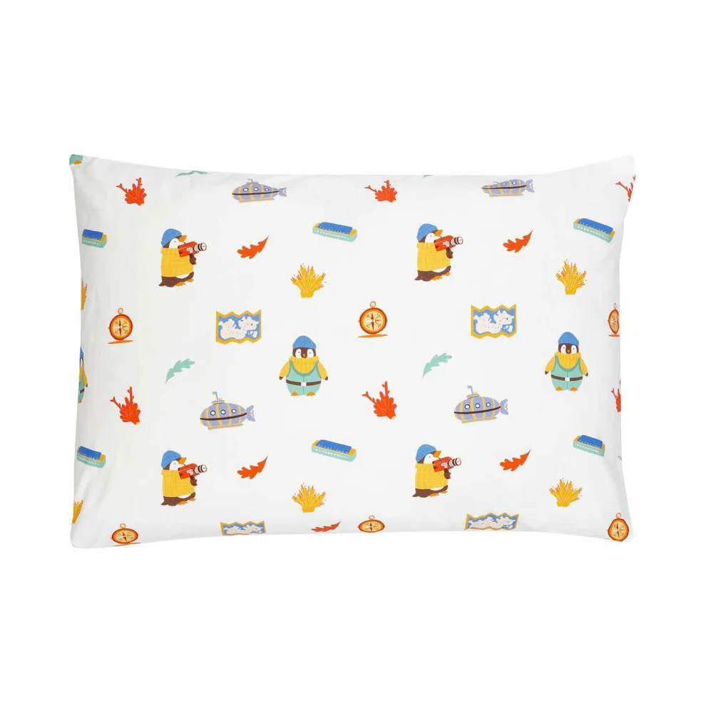 Jera Mini - Kids Duvet Cover & Pillow Case Penguin, The Adventurer