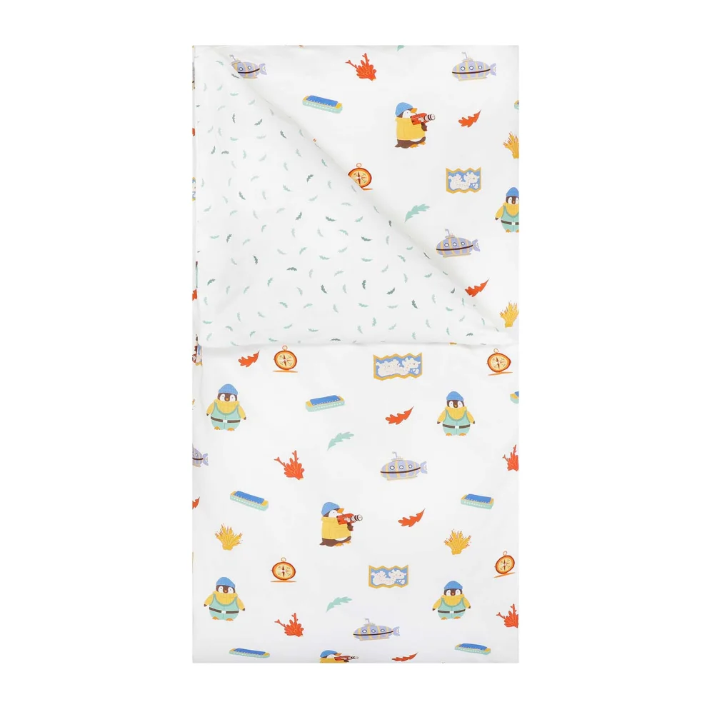 Jera Mini - Kids Duvet Cover & Pillow Case Penguin, The Adventurer