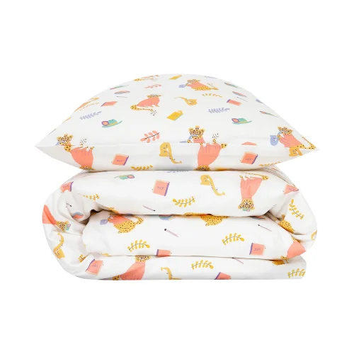 Jera Mini - Kids Duvet Cover & Pillow Case Leopard, The Writer