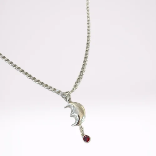 Nazou Jewelry - Red Moon Necklace