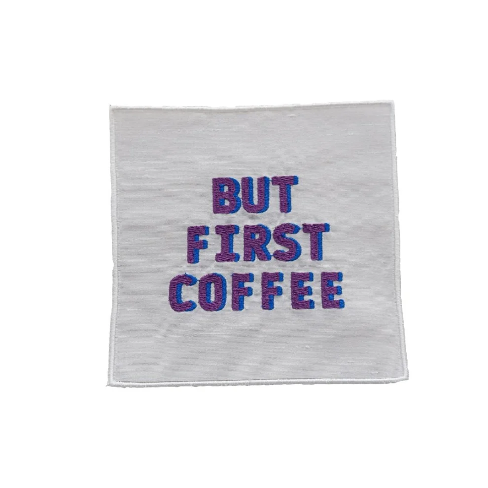 Well Studio Store - But First Coffee - Cocktail Napkin