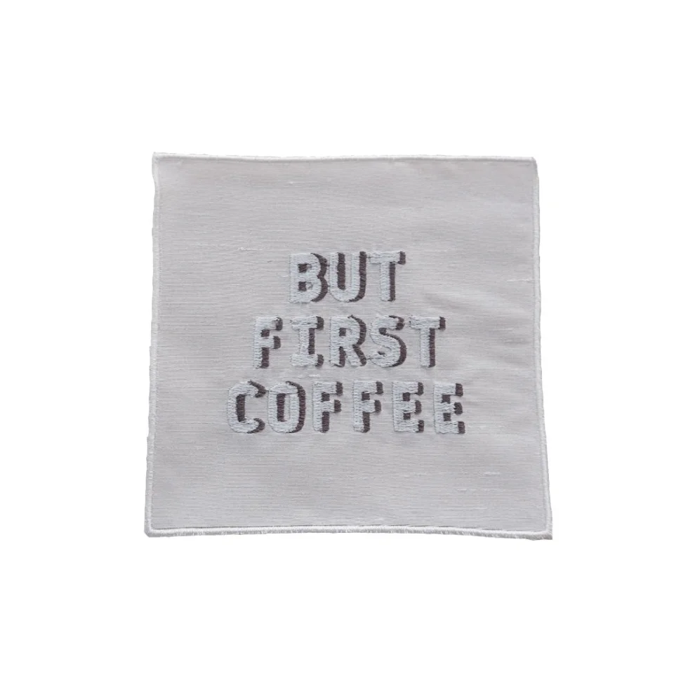 Well Studio Store - But First Coffee - Cocktail Napkin