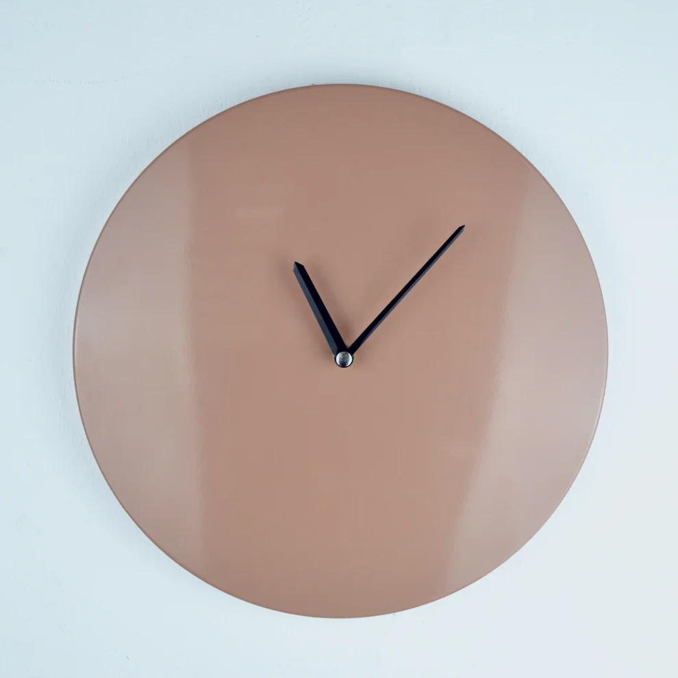 Zeus Dizayn Helios Wall Clock Pink hipicon