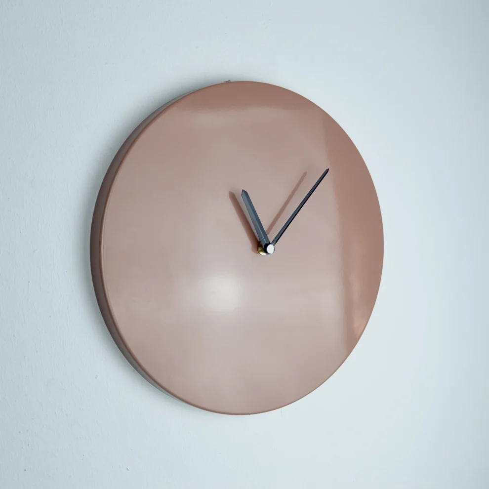Zeus Dizayn Helios Wall Clock Pink hipicon