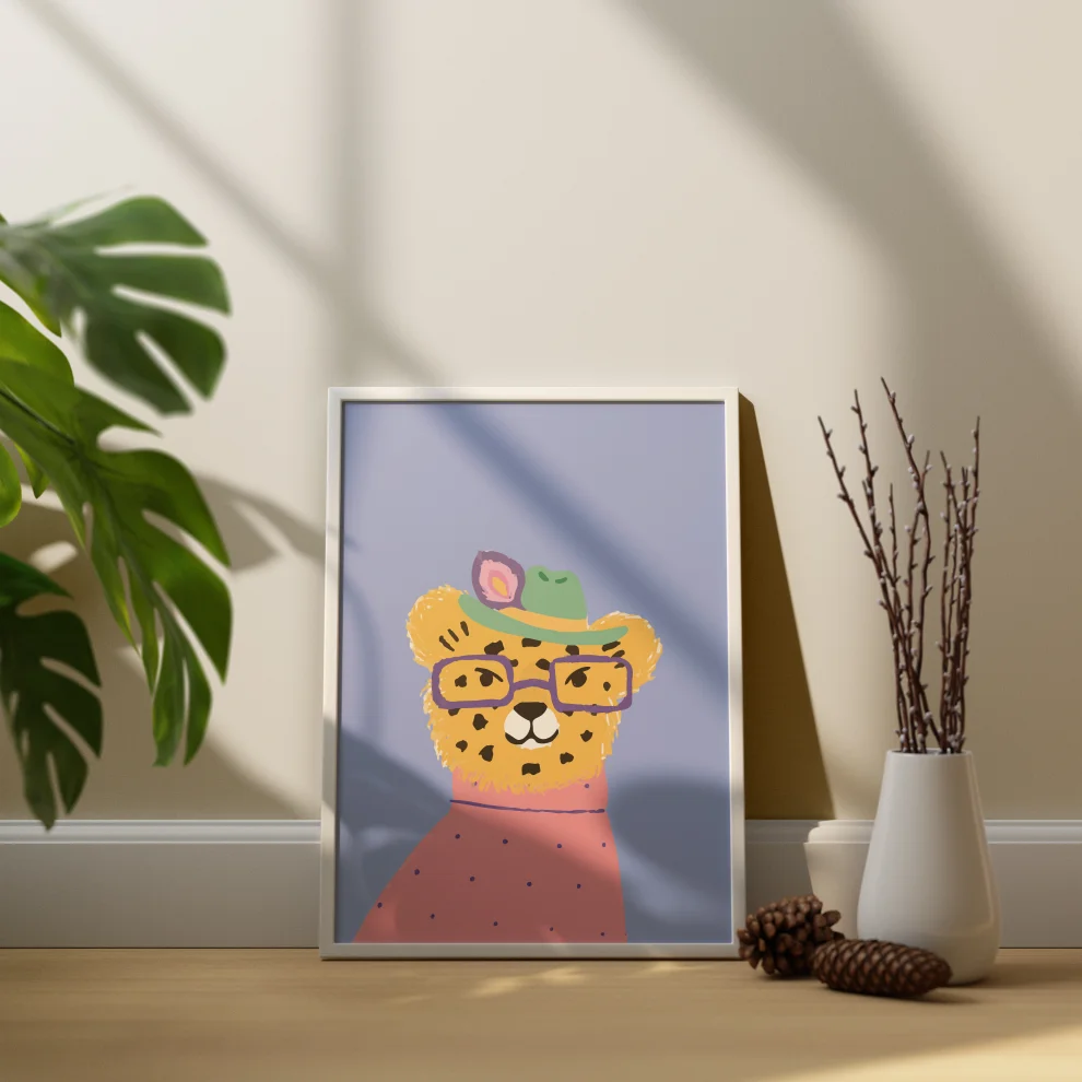 Jera Mini - Leopard's Portrait Art Print