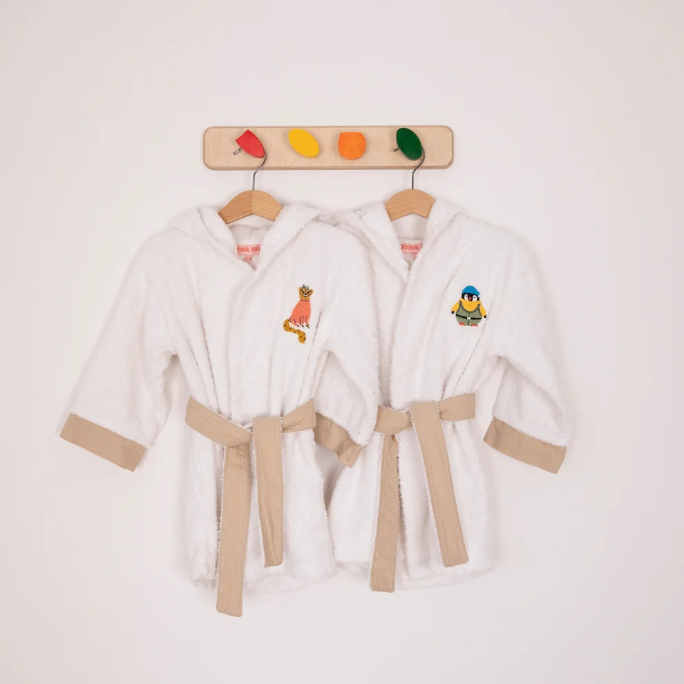 Jera Mini - Penguin, The Adventurer Bathrobe Towel