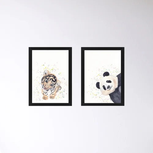 Atelier Dma - Nursery Watercolor Animals Set - Art Print
