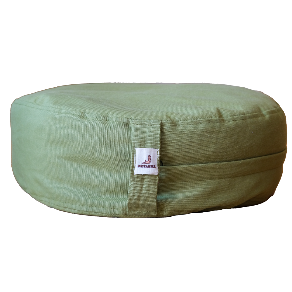 Zafu Buckwheat Filled Meditation Cushion