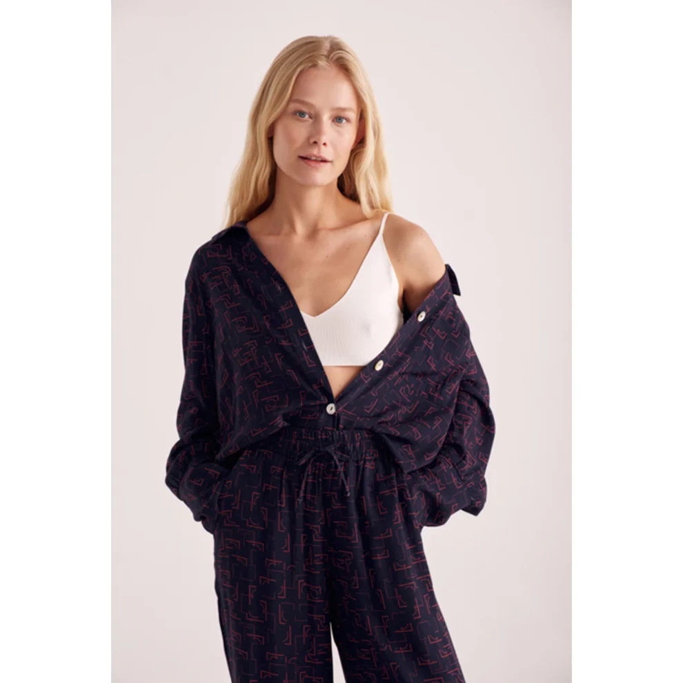Night And Mild	 - Veronica Dotted Pajamas Set