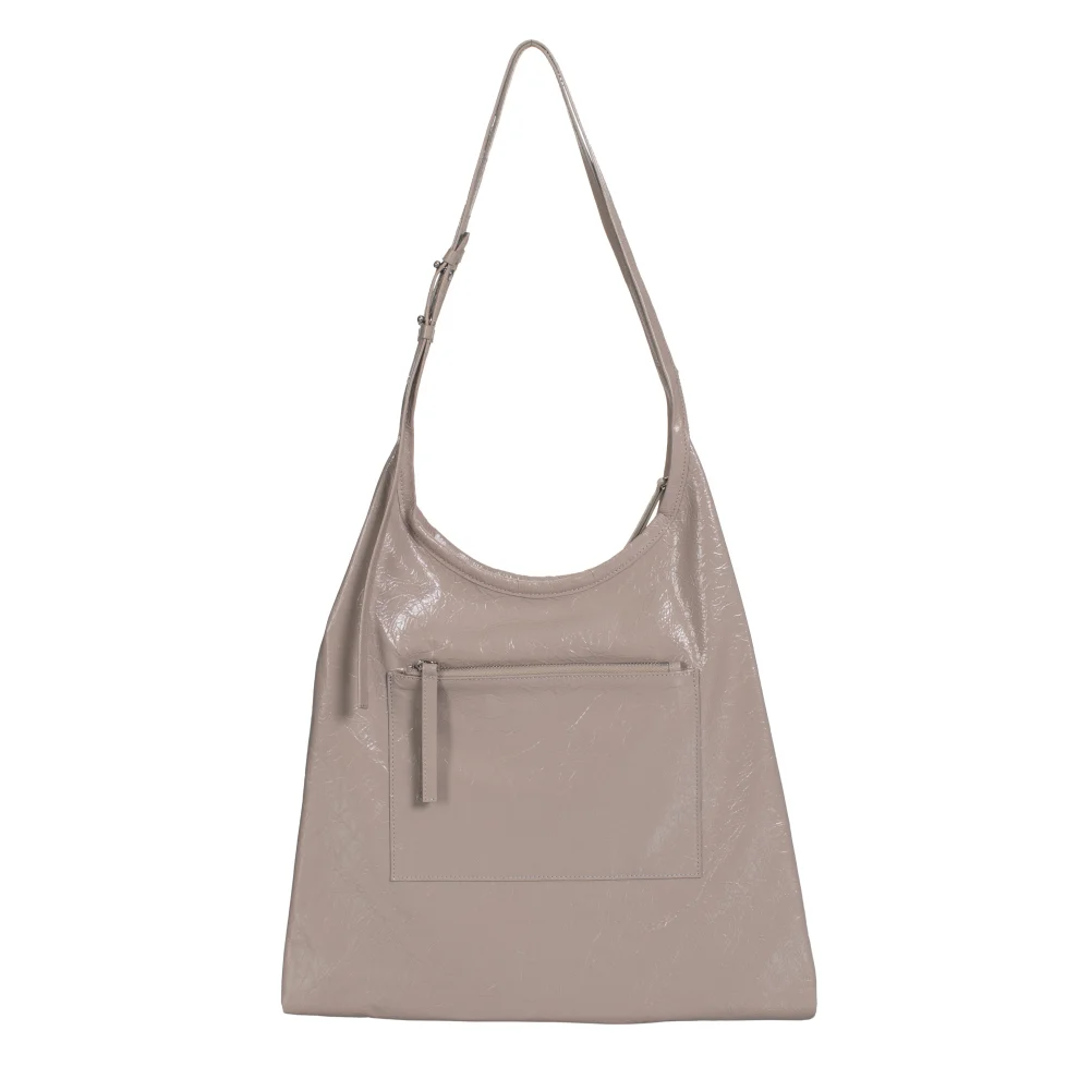 RAA Istanbul - Pinna Silver Leather Bag - Il