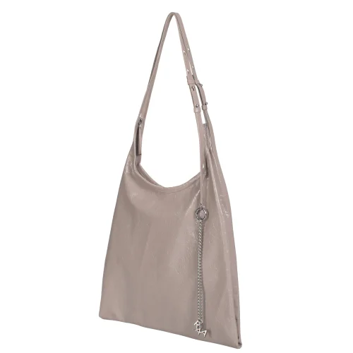 RAA Istanbul - Pinna Silver Leather Bag - Il