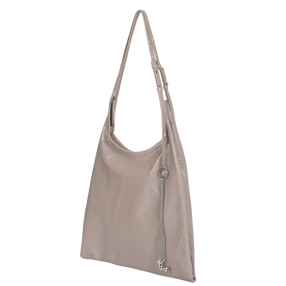 RAA Istanbul - Pinna Silver Leather Bag - Il