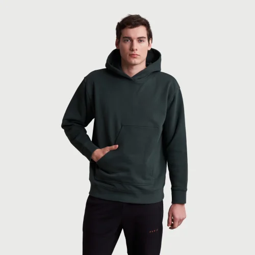 Auric - Baskılı Kapüşonlu Sweatshirt
