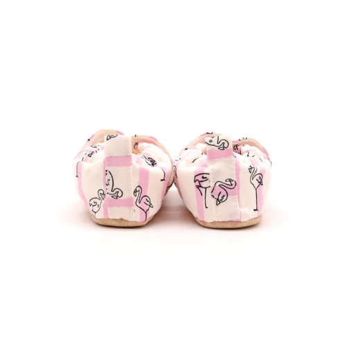 Morgedan - Baby Moccasins Slippers Flamingo Dance