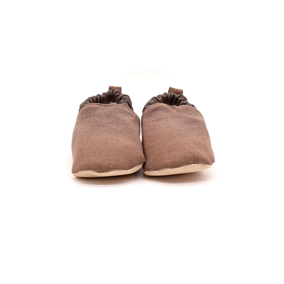 Morgedan - Baby Moccasins Slippers Latte Denim