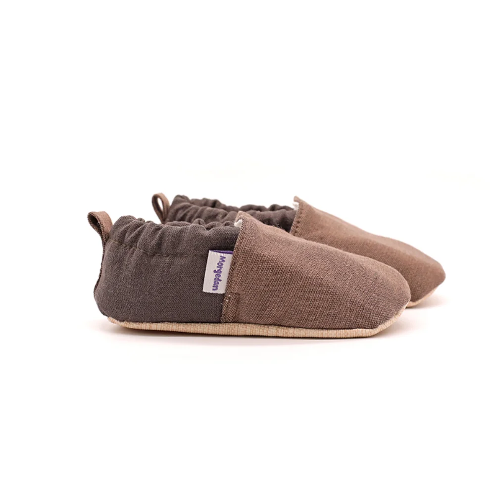 Morgedan - Baby Moccasins Slippers Latte Denim