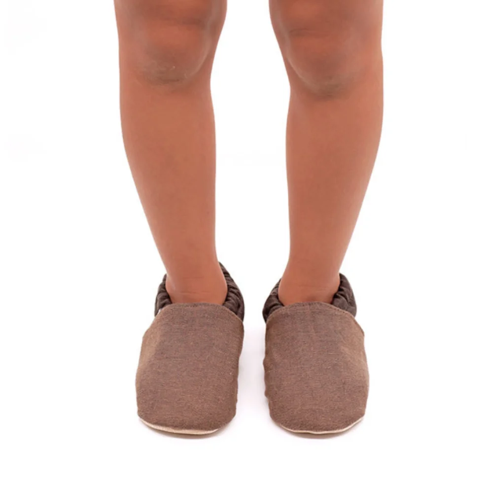 Morgedan - Baby Moccasins Slippers Latte Denim