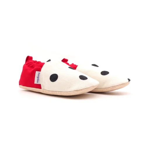 Morgedan - Baby Moccasins Slippers Dots