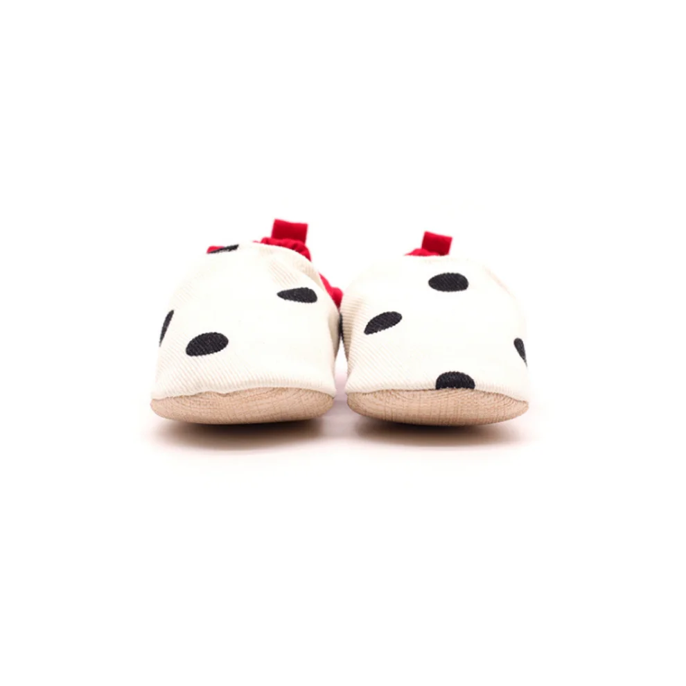 Morgedan - Baby Moccasins Slippers Dots