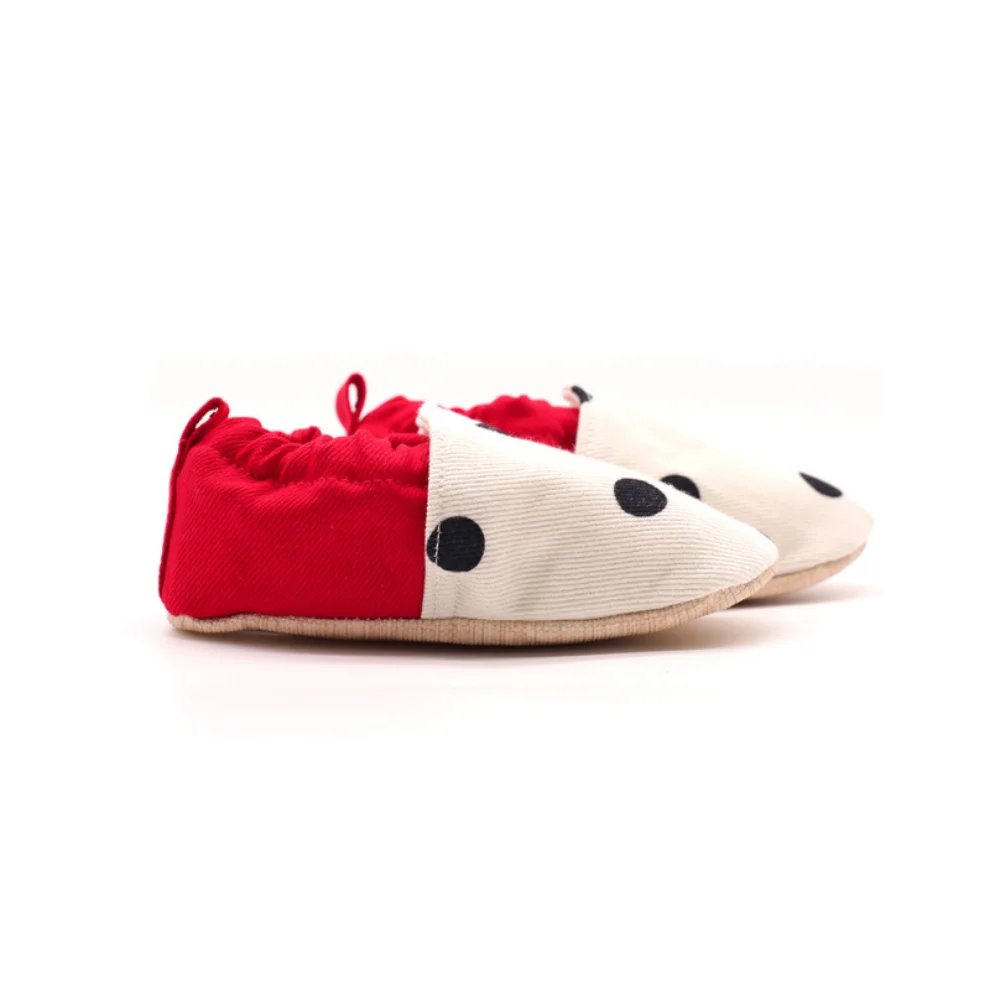 Morgedan - Baby Moccasins Slippers Dots