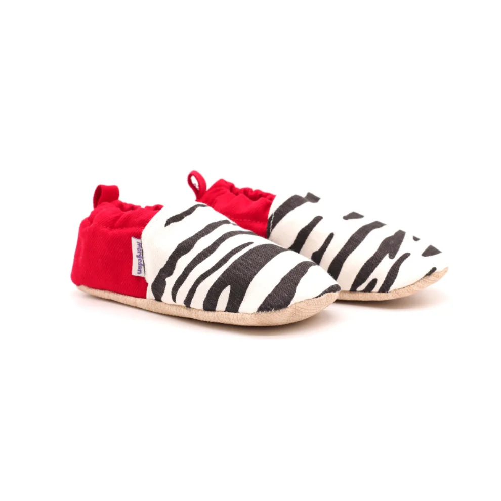 Morgedan - Baby Moccasins Slippers Zebra