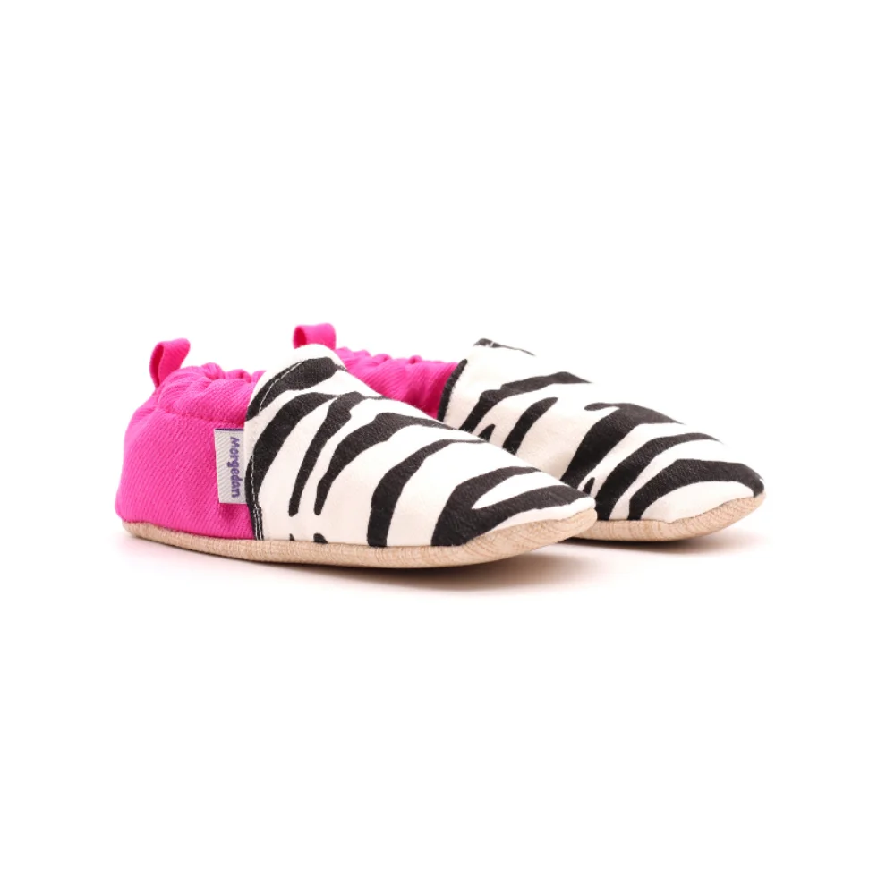 Morgedan - Baby Moccasins Slippers Zebra