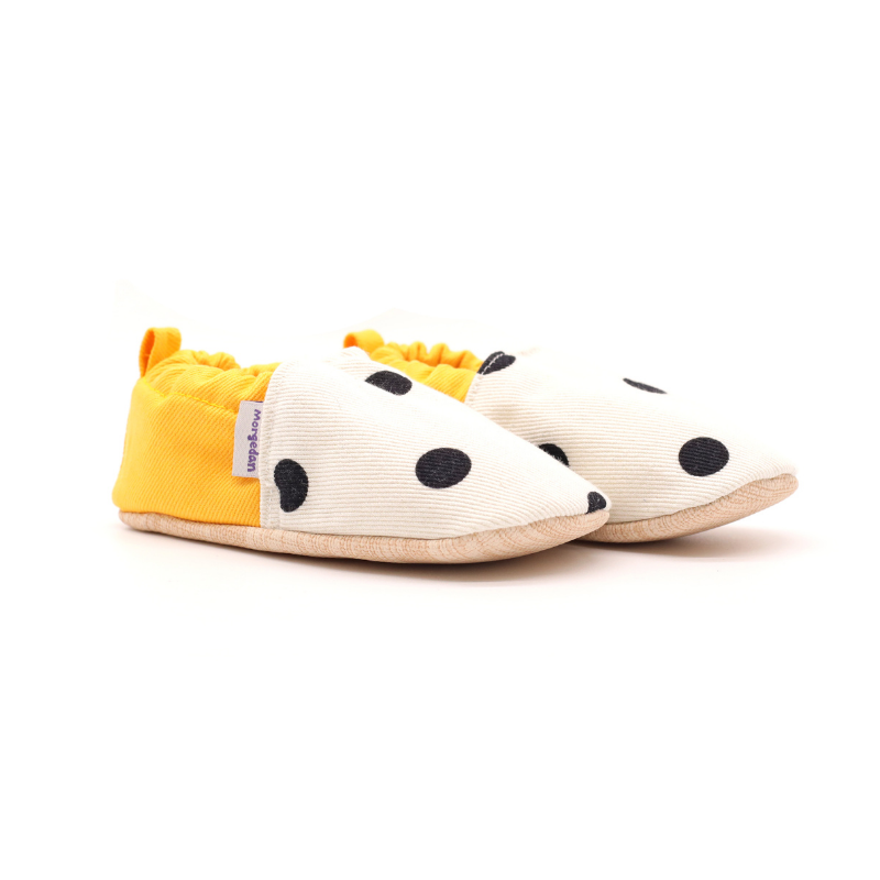 Baby Moccasins Slippers Dots