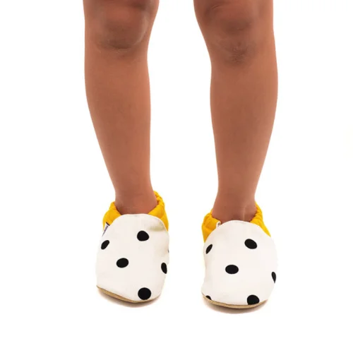 Morgedan - Baby Moccasins Slippers Dots