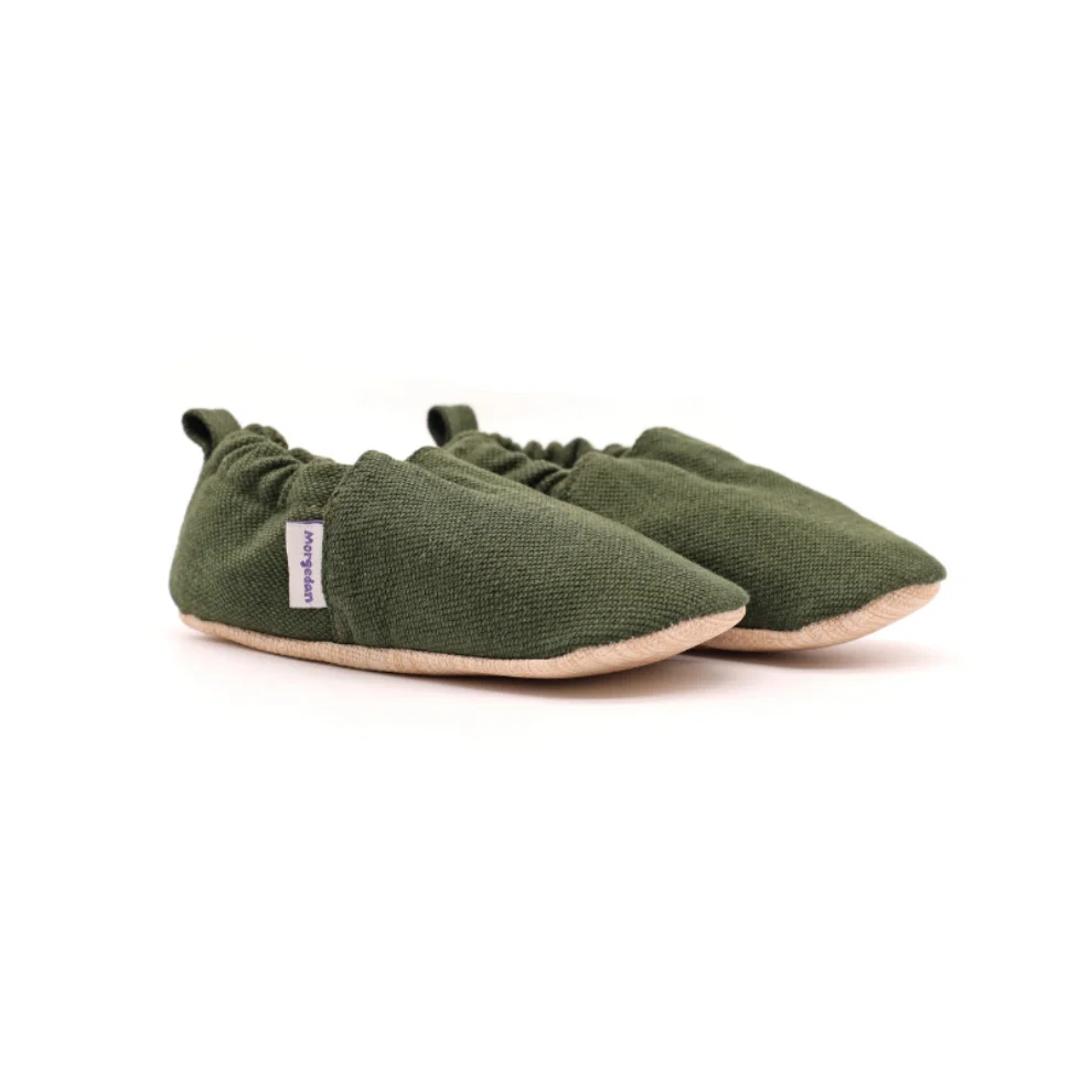 Morgedan - Baby Moccasins Slippers Matcha Denim