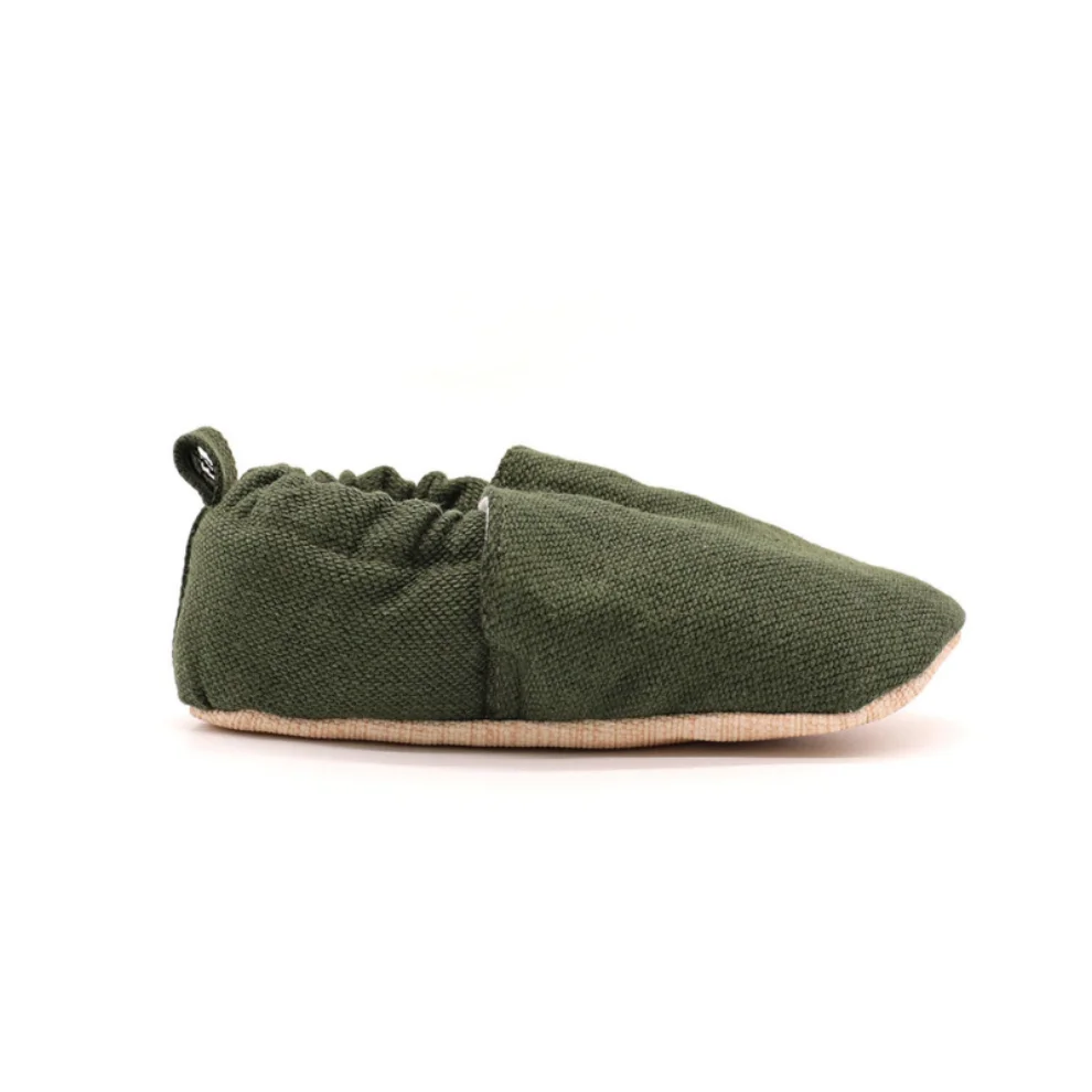 Morgedan - Baby Moccasins Slippers Matcha Denim