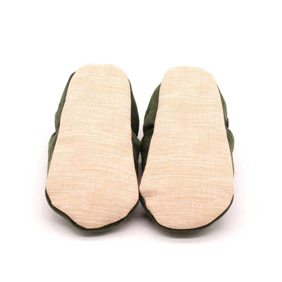 Morgedan - Baby Moccasins Slippers Matcha Denim