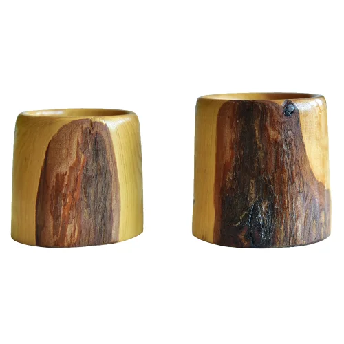 Kabuk Woodworks - Lycia Vase Set Of 2